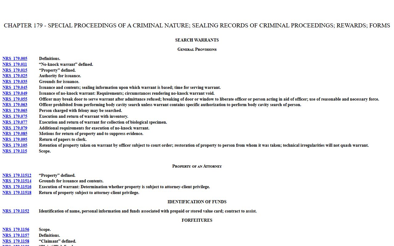 Washoe County court records sealing under NRS 179